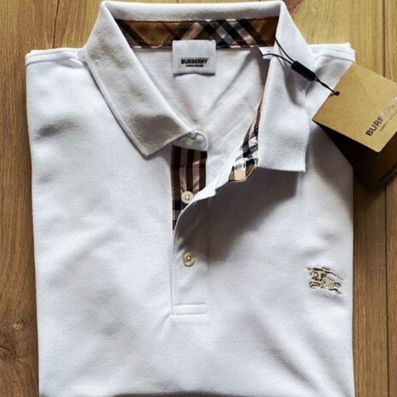 Burberry London Men's XL White Polo - NWT - Picture 2 of 5